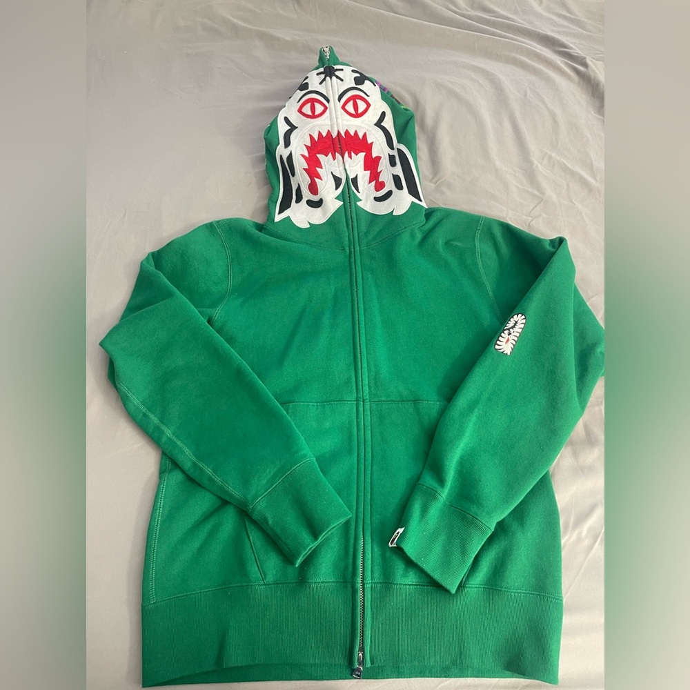 BAPE Tiger Full Zip Hoodie MENS Size Small